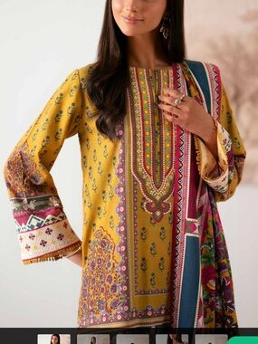 new pakistani nishat linen dress